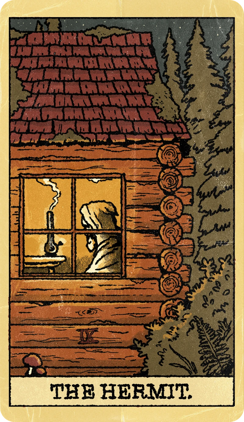 The Hermit, Tarot for Bros™ Standard Issue Deck