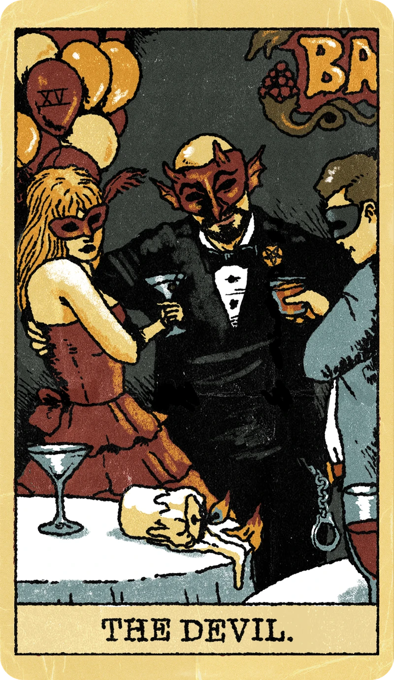 The Devil, Tarot for Bros™ Standard Issue Deck