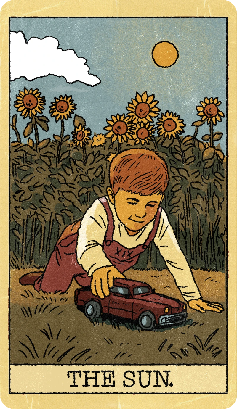 The Sun, Tarot for Bros™ Standard Issue Deck