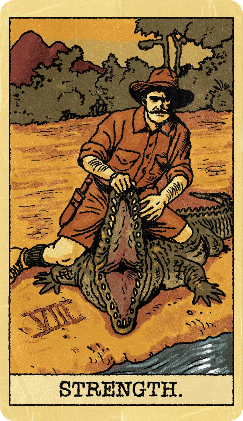 Strength, Tarot for Bros™ Standard Issue Deck