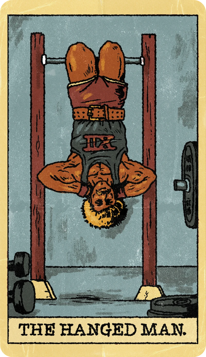 The Hanged Man, Tarot for Bros™ Standard Issue Deck