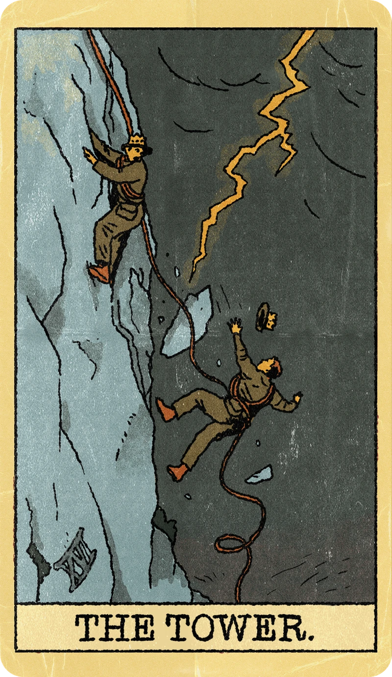 The Tower, Tarot for Bros™ Standard Issue Deck