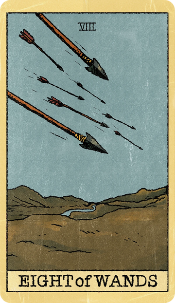 Eight of Wands