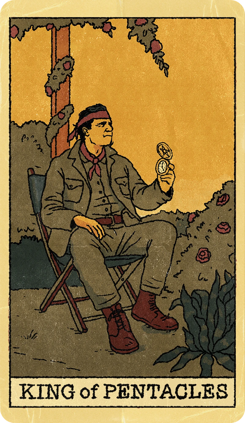King of Pentacles, Tarot for Bros™ Standard Issue Deck